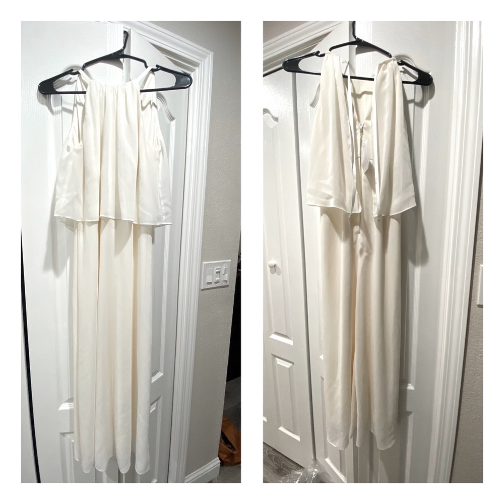 Junior bridesmaids; size 16; ivory